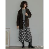 フェイクウールルーズシルエットダブルテーラードジャケット | Re:EDIT | 詳細画像4