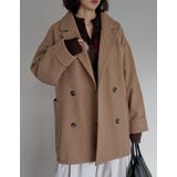 フェイクウールルーズシルエットダブルテーラードジャケット | Re:EDIT | 詳細画像10