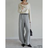[2025AW COLLECTION]2WAYオフショルリブニットトップス | Re:EDIT | 詳細画像12 