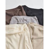 [2025AW COLLECTION]2WAYオフショルリブニットトップス | Re:EDIT | 詳細画像2 