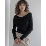 [2025AW COLLECTION]2WAYオフショルリブニットトップス | Re:EDIT | 詳細画像3 