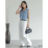 フリルカラーノースリーブブラウス | Re:EDIT | 詳細画像14