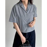 マルチストライプブロード半袖シャツ | Re:EDIT | 詳細画像10