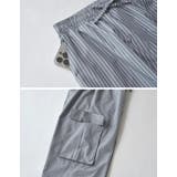 [低身長/高身長サイズ有]マルチストライプブロードカーゴパンツ | Re:EDIT | 詳細画像25 