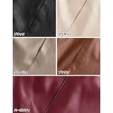 フェイクレザーVカットトートバッグ | Re:EDIT | 詳細画像19