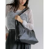 フェイクレザーVカットトートバッグ | Re:EDIT | 詳細画像9