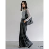 フェイクレザーVカットトートバッグ | Re:EDIT | 詳細画像10