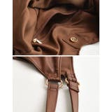 フェイクレザーVカットトートバッグ | Re:EDIT | 詳細画像24