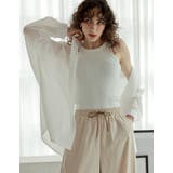 ホワイト(502) | ストライプシアーシャツ | Re:EDIT