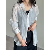 マルチホワイト(802) | ストライプシアーシャツ | Re:EDIT