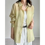 マルチイエロー(810) | ストライプシアーシャツ | Re:EDIT