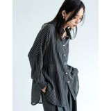ストライプシアーシャツ | Re:EDIT | 詳細画像11