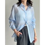 ストライプシアーシャツ | Re:EDIT | 詳細画像8