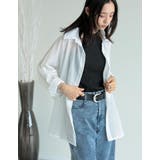 ストライプシアーシャツ | Re:EDIT | 詳細画像29