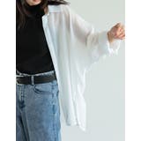 ストライプシアーシャツ | Re:EDIT | 詳細画像30