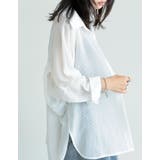 ストライプシアーシャツ | Re:EDIT | 詳細画像33