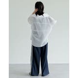 ストライプシアーシャツ | Re:EDIT | 詳細画像37