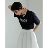スムース刺繍ロゴエンブロイダリ―パールTシャツ | Re:EDIT | 詳細画像10