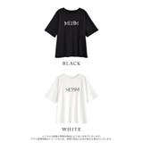 スムース刺繍ロゴエンブロイダリ―パールTシャツ | Re:EDIT | 詳細画像18