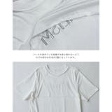 スムース刺繍ロゴエンブロイダリ―パールTシャツ | Re:EDIT | 詳細画像27