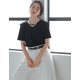 [MEISM by Re:EDIT]肩タックパワーショルカットトップス | Re:EDIT | 詳細画像4 