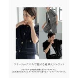 [MEISM by Re:EDIT]ツイードorデニムライクハーフスリーブジャケ… | Re:EDIT | 詳細画像6 
