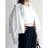 無地orチェック柄クロップドシャツ | Re:EDIT | 詳細画像11