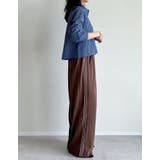 無地orチェック柄クロップドシャツ | Re:EDIT | 詳細画像9