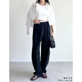 無地orチェック柄クロップドシャツ | Re:EDIT | 詳細画像10