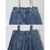 [低身長/高身長サイズ有]サスペンダー付きツータックワイドデニムパンツ | Re:EDIT | 詳細画像19 