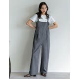 チャコールグレー(703) | [低身長 高身長サイズ有][洗濯機で洗える][イージーケア]リネンライクバックゴ… | Re:EDIT