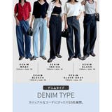 [大きいサイズ有]チノorデニムエアリーストレッチバレルレッグパンツ | Re:EDIT | 詳細画像12 