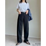 [大きいサイズ有]チノorデニムエアリーストレッチバレルレッグパンツ | Re:EDIT | 詳細画像10 