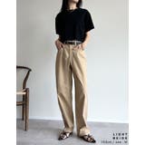 [大きいサイズ有]チノorデニムエアリーストレッチバレルレッグパンツ | Re:EDIT | 詳細画像22 