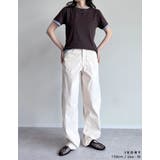 [大きいサイズ有]チノorデニムエアリーストレッチバレルレッグパンツ | Re:EDIT | 詳細画像27 