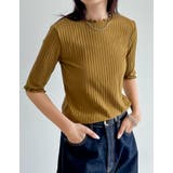 ワイドリブカットソーメロー半袖Tシャツ | Re:EDIT | 詳細画像8