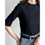 ワイドリブカットソーメロー半袖Tシャツ | Re:EDIT | 詳細画像27