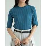 ワイドリブカットソーメロー半袖Tシャツ | Re:EDIT | 詳細画像32
