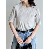 ワイドリブカットソー半袖Tシャツ | Re:EDIT | 詳細画像4