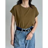 ワイドリブカットソーフレンチスリーブTシャツ | Re:EDIT | 詳細画像23