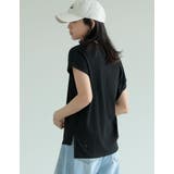 ワイドリブカットソーフレンチスリーブTシャツ | Re:EDIT | 詳細画像24