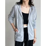 [UVカット][大きいサイズ有]天竺フード付きパーカー | Re:EDIT | 詳細画像13 