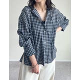 [紫外線対策]オーバーサイズフード付きシアーシャツ | Re:EDIT | 詳細画像4 