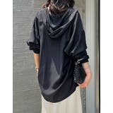 [紫外線対策]オーバーサイズフード付きシアーシャツ | Re:EDIT | 詳細画像31 