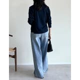 [UVカット]天竺Vネックカーディガン | Re:EDIT | 詳細画像27 