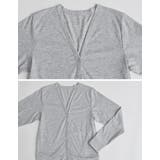 [UVカット]天竺Vネックカーディガン | Re:EDIT | 詳細画像30 