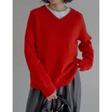 [2025AW COLLECTION]アルパカタッチVネックニットプルオーバー | Re:EDIT | 詳細画像6 