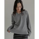 [2025AW COLLECTION]アルパカタッチVネックニットプルオーバー | Re:EDIT | 詳細画像27 