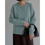 [2025AW COLLECTION]アルパカタッチVネックニットプルオーバー | Re:EDIT | 詳細画像30 