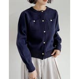 金釦スポンジニットカーディガン | Re:EDIT | 詳細画像12